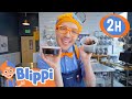 Gourmandise Cooking School + 2 Hours of Blippi Educational Videos | Kids Cartoons | Party Playtime!