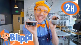Gourmandise Cooking School + 2 Hours of Blippi Educational Videos | Kids Cartoons | Party Playtime!