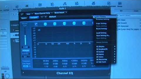 Logic Pro 8 Tutorial: Channel Strip Equalization