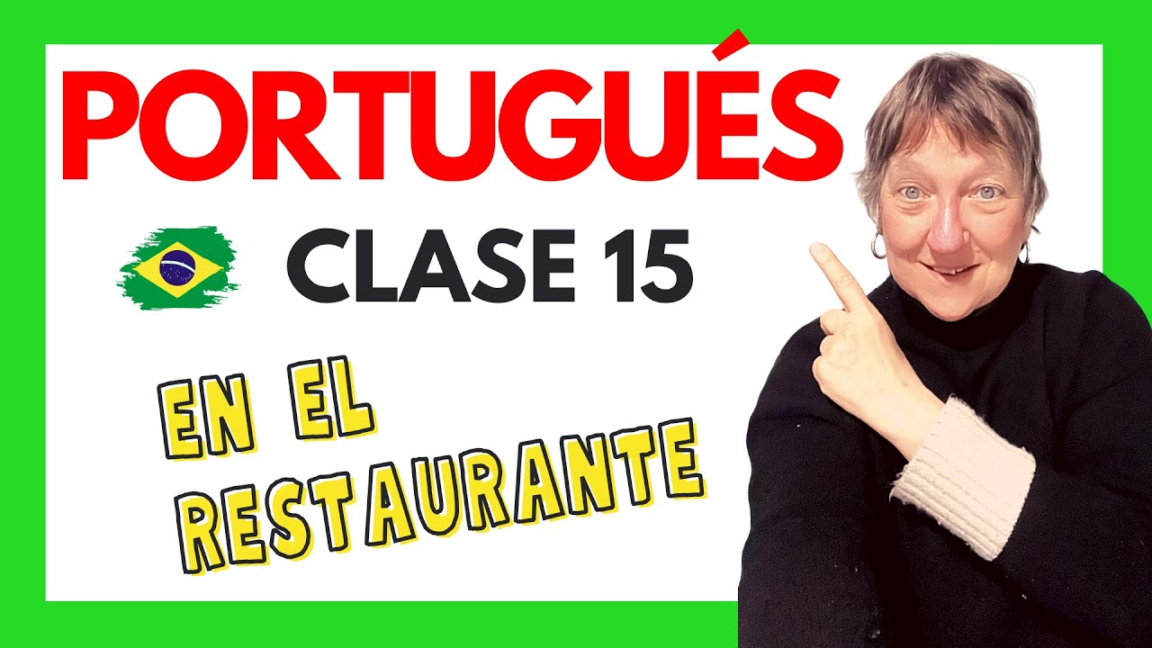FRASES EN PORTUGUÉS PARA USAR EN UN RESTAURANTE - Vocabulario y diálogos típicos