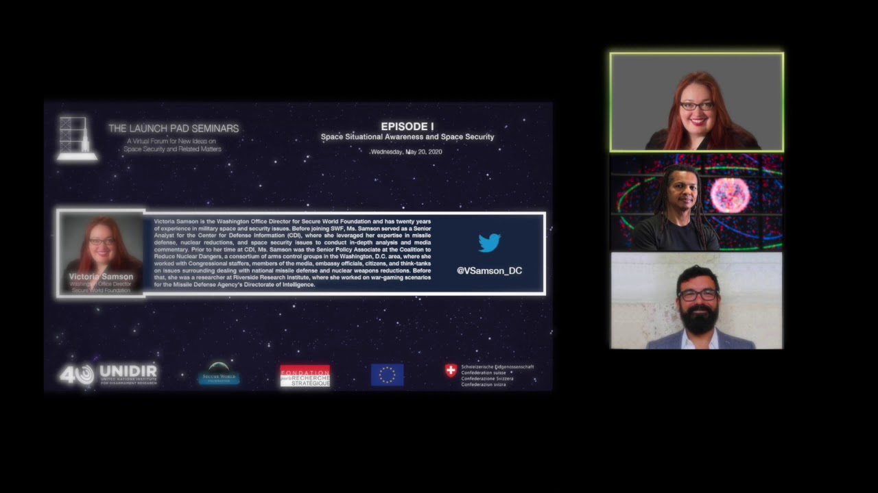 The Launch Pad Seminars: Episode 1 | Space Situational Awareness and Space Security