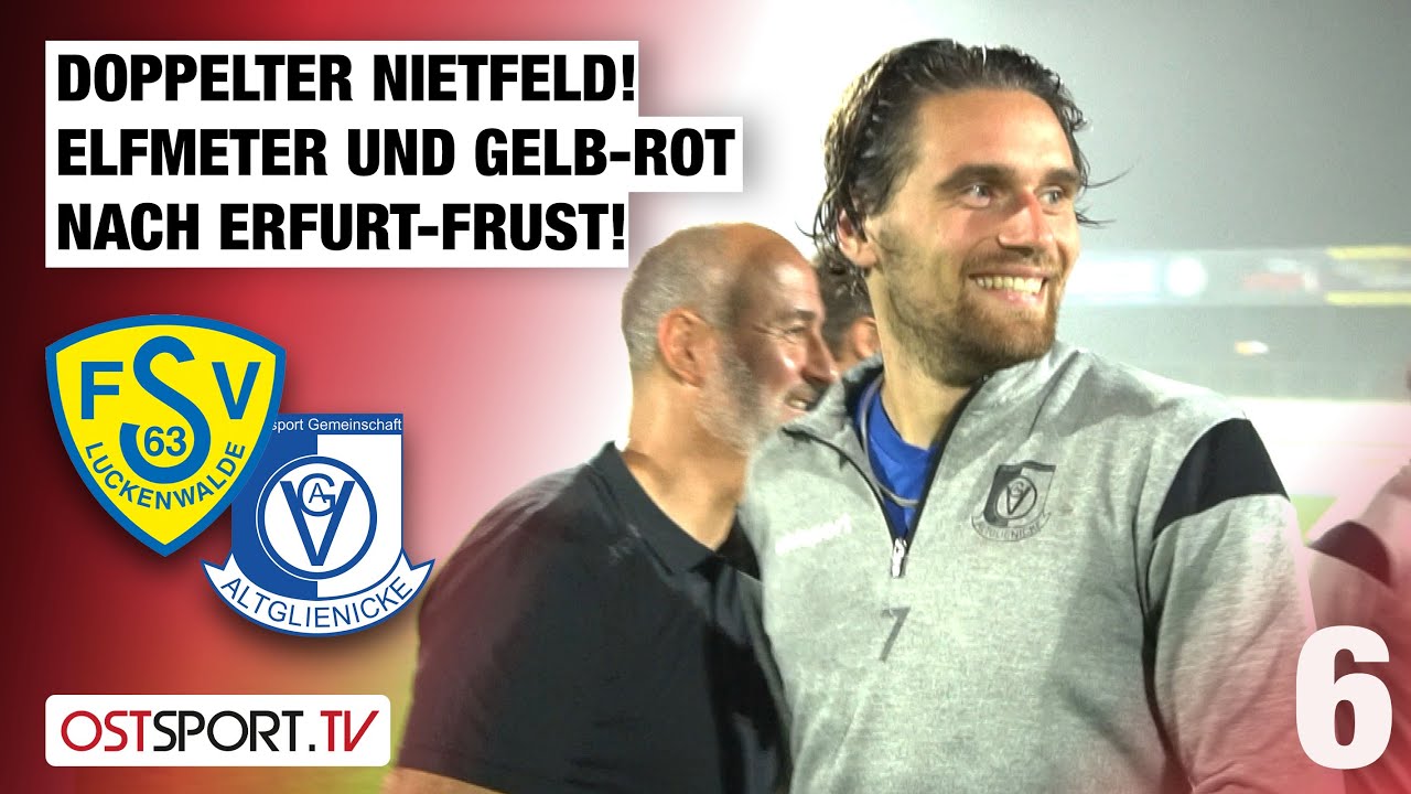 Doppelter NIETFELD! Elfmeter & Gelb-ROT nach ERFURT-FRUST: Luckenwalde - VSG | Regionalliga Nordost
