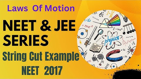 Spring Mass System | Acceleration of the blocks just after String is Cut | Laws of Motion