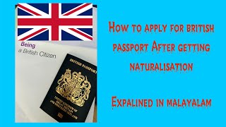 How to Apply for a British Passport After Naturalization