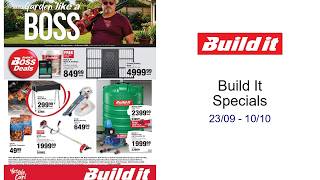 Build It Specials 23/09 - 10/10