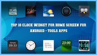 Top 10 Clock Widget For Home Screen For Android Android Apps screenshot 4