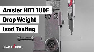 Amsler HIT1100F drop weight tester - Izod testing