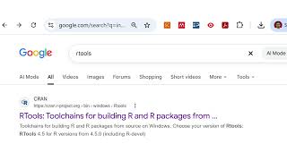 Installing Rtools for Window user pptx