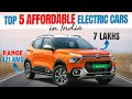Top 5 affordable electric cars in india 2024  budget electric cars  electric vehicles india