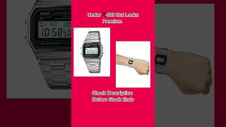 Digital Grey Dial Unisex Watch Silver Metal Strap #watch #amazon #products #viral #shorts