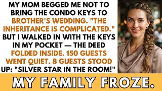 My Mom Begged Me to Hide My Keys at My Brother's Wedding — Then 8 Guests Stood Up