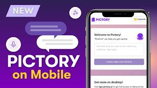 How to Use Pictory Mobile Experience | Create Videos on Your Phone! Pictory 2026 Tutorial