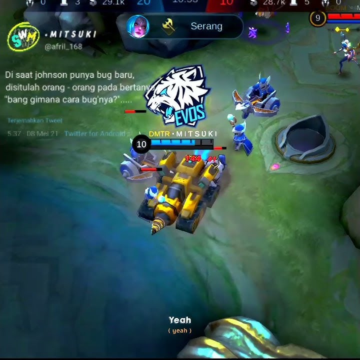 Story wa mobile legend johnson ada bug baru 2021 || kata kata twiter || #8