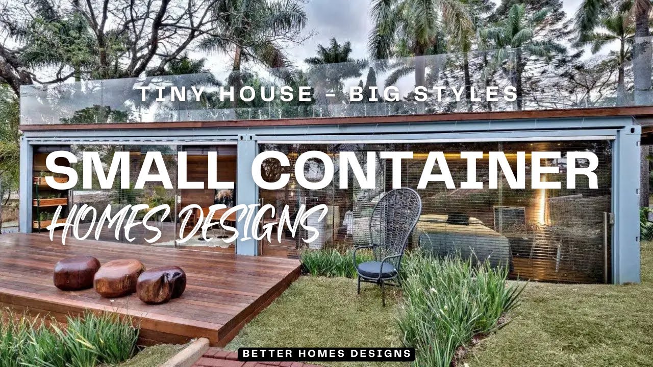 BEST! SMALL CONTAINER HOMES DESIGN IDEAS | AFFORDABLE TINY CONTAINER HOUSE FOR SUSTAINABLE LIVING