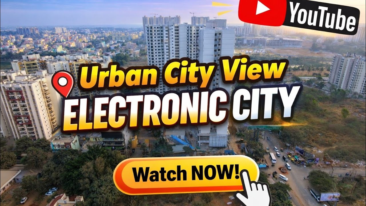 Bangalore Electronic City Aerial View | Rapid Urban Development