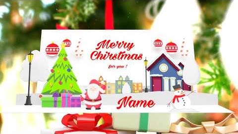 Christmas Greeting Card Opener | VideoHive Templates | After Effects Project Files