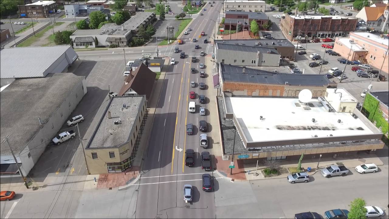 Upper Michigan From A Drone