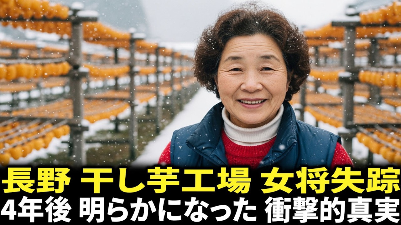 1993年 長野 干し芋農場 女主人失踪.. 4年後 暴かれた衝撃の真相