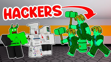 I PLAYED AGAINST A TEAM OF HACKERS IN ROBLOX FLEE THE FACILITY!