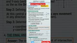Ganita Manjari - Coordinate Geometry Class 9 - End of chapter Exercise Solution 🤯 | New NCERT Maths