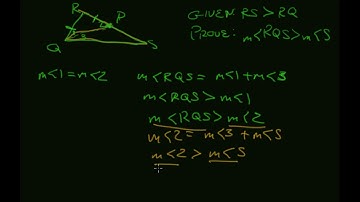 Indirect Proof and Inequalities in One Triangle