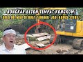 NGERI❗EXCAVATOR BONGKAR BETON TEMPAT KONGKOW DI KALI VKC❗AREA INI MAU DIBUAT TANGGUL PENAHAN BANJIR❗