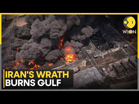 US-Iran War: Missiles, Drones Streak Across Gulf Skies Amid Iranian Retaliation | WION
