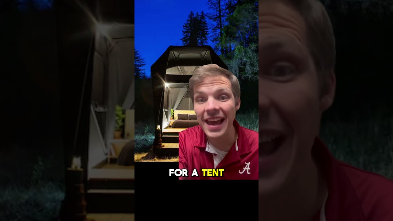 I bet you’ve never looked at glamping this way! 