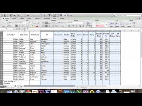 Update Come creare un file CSV