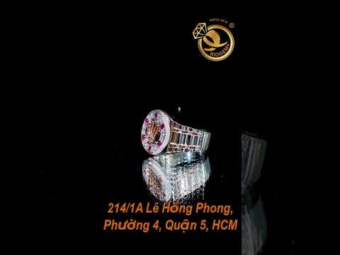 Nhẫn Patek Philippe VÀNG 18K đính MOISSANITE