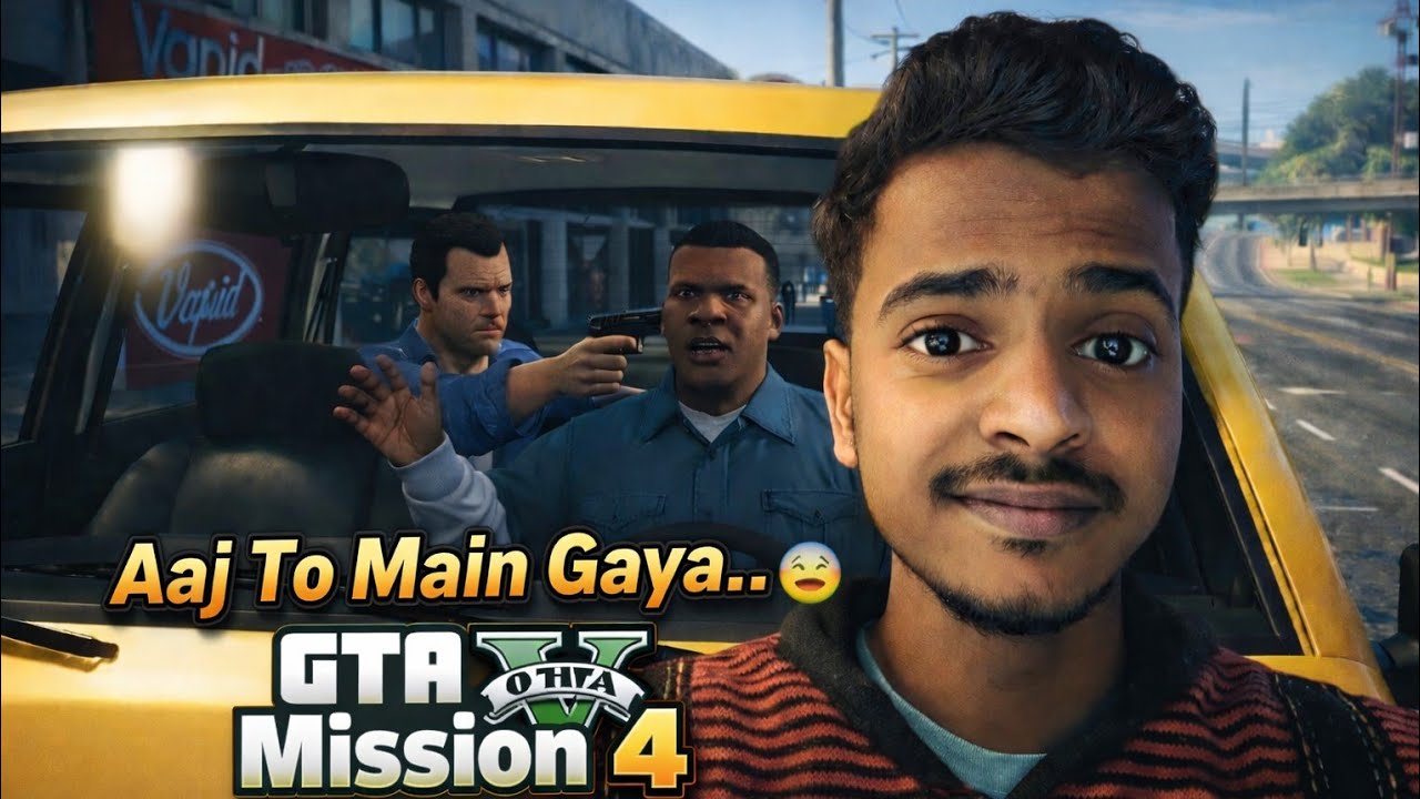 GTA 5 Mission 4: Franklin Car Chori Karta Hai Michael's Ghar Se! 😂 Epic Chase & Funny Action