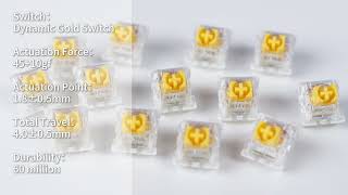 VGN V87 V2 Wireless Mechanical Keyboard Switches Showcase