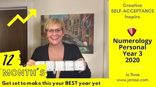 Numerology 2020 personal year 3 - 12 month guidance