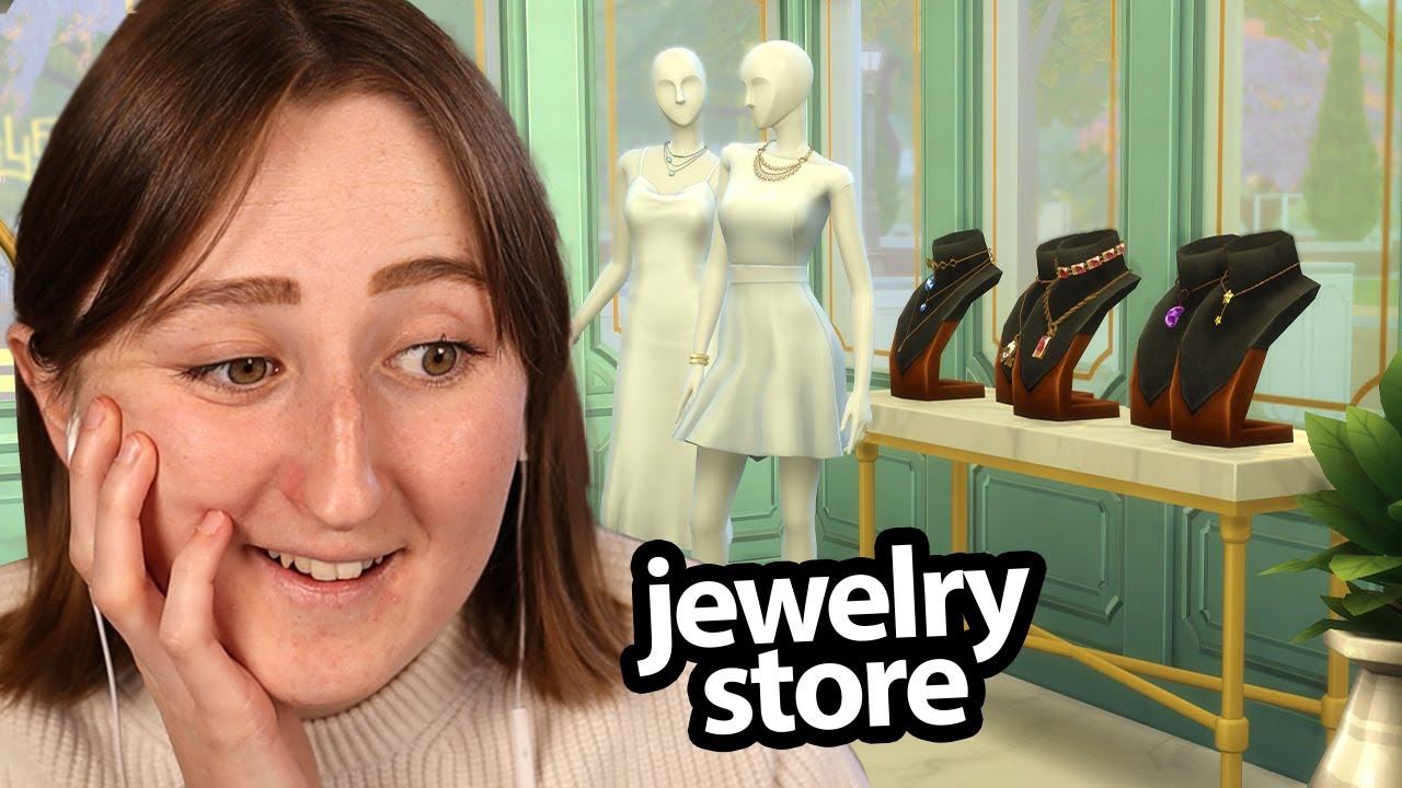 i built a functional *jewelry store* in the sims!