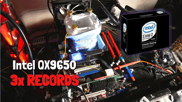 Intel Core 2 Extreme QX9650 en 2021 - 3 Records d'Overclocking sur LN2