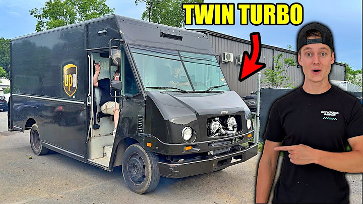 We Put Twin Turbos On A UPS Truck!!!