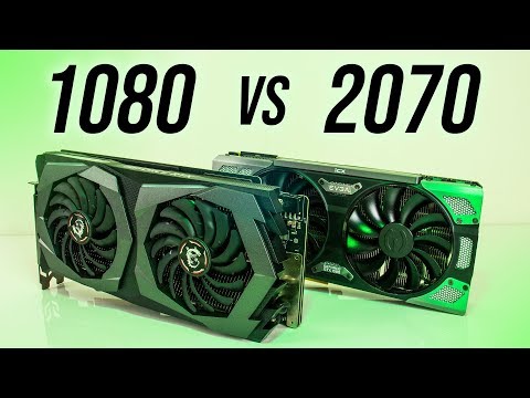 Video: Nvidia GeForce RTX 2070-benchmarks: Sneller Dan De GTX 1080