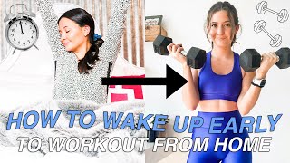 Cómo levantarse temprano para entrenar en casa (consejos que cambiaron mi vida)