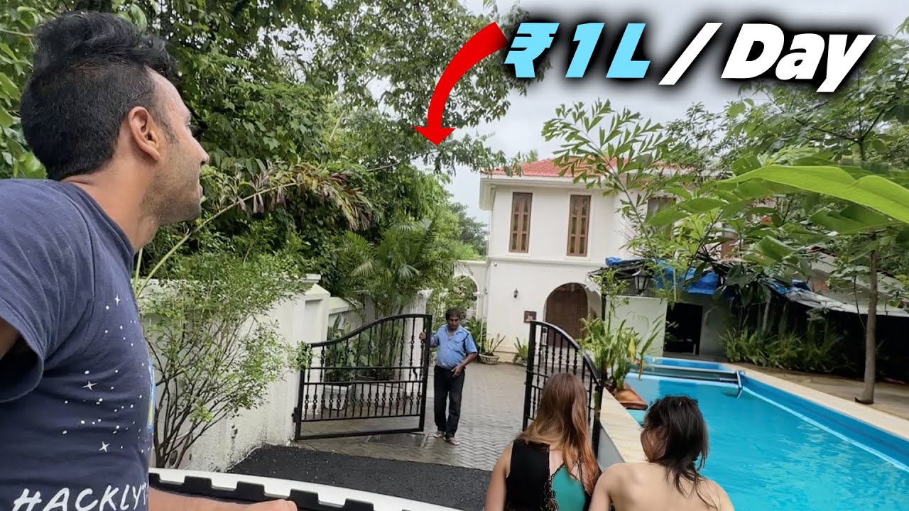 Inside Goa Villa Startup! Costing up to 1 Lakh / night!