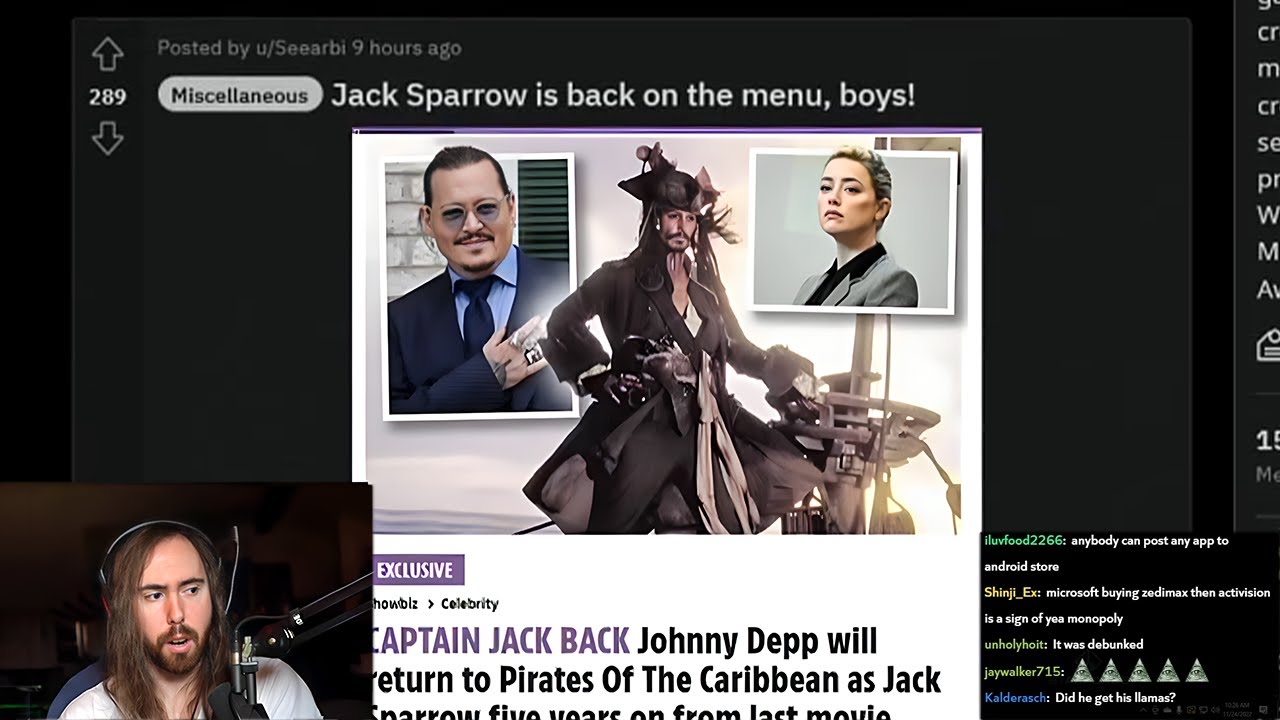 Johnny Depp returns to Pirates Of The Caribbean as Jack Sparrow? - YouTube
