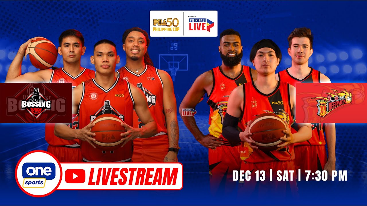 LIVE: BLACKWATER BOSSING vs. SAN MIGUEL BEERMEN | PBA 50 PHILIPPINE CUP | December 13, 2025