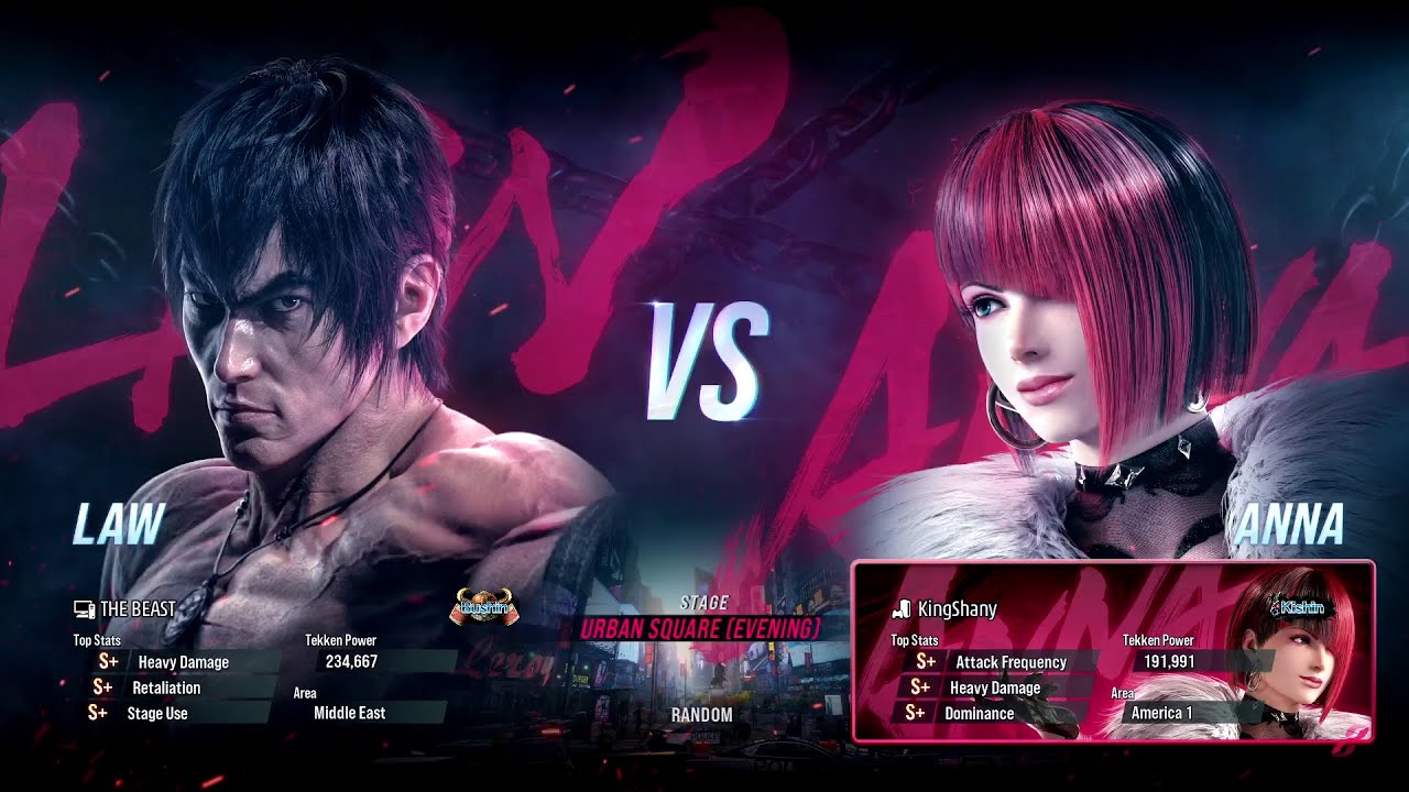 BSK (Law) VS KingShany (Anna) Tekken 8 Ranked