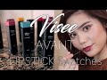 【Visee AVANT】ヴィセのリップスウォッチ！秋色沢山！【プチプラ】Japanese Brand Lipstick Swatches