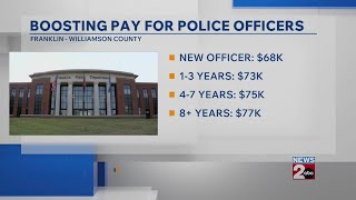 Boosting pay for Franklin police officers