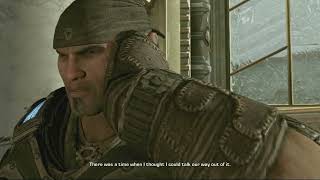 Gears of War 3 - Act 5 Ascension: Talk To Adam Fenix Cutscene | Repel Lambent Until Elevator Arrives