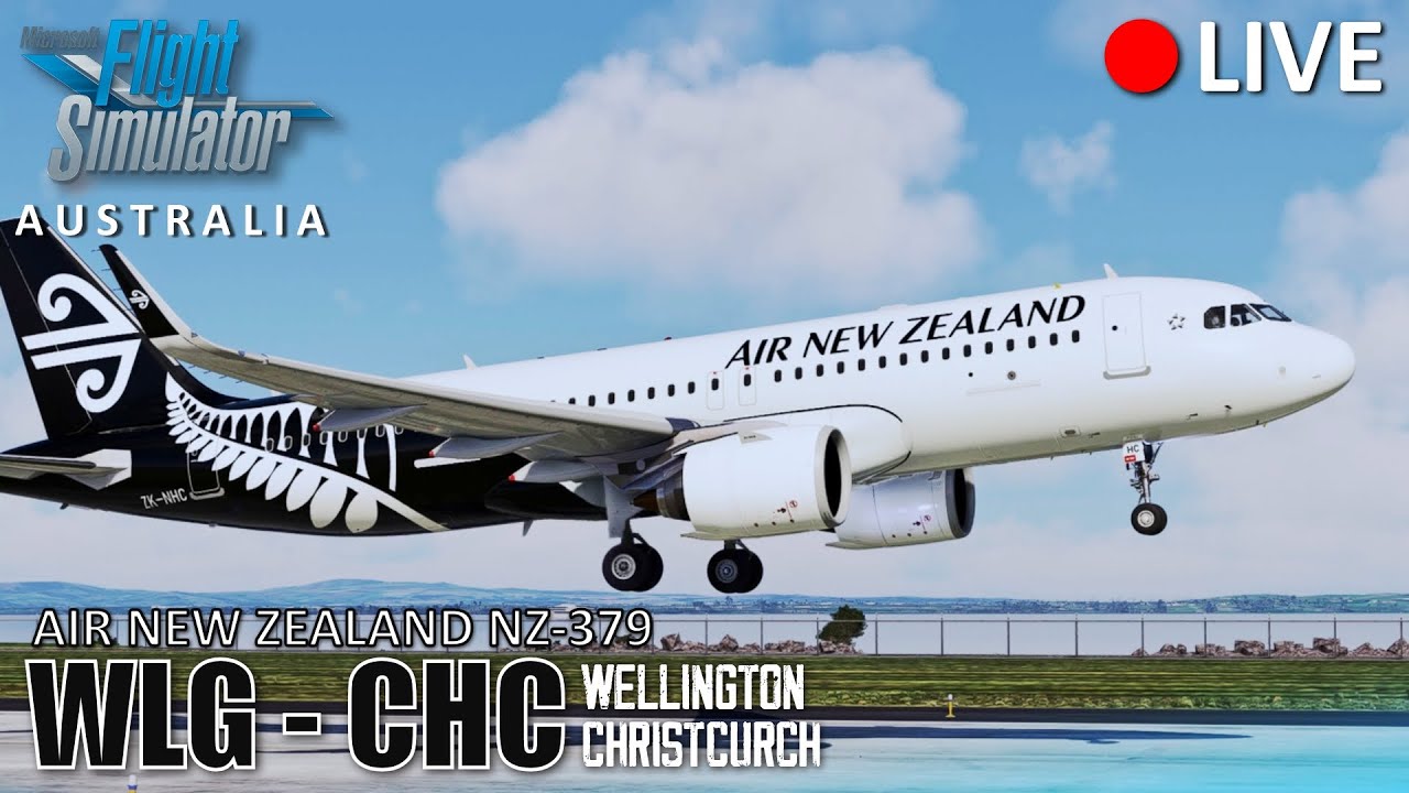 🔴 [LIVE] AIR NEW ZEALAND NZ-379, Wellington (WLG) - Christcurch (CHC ...