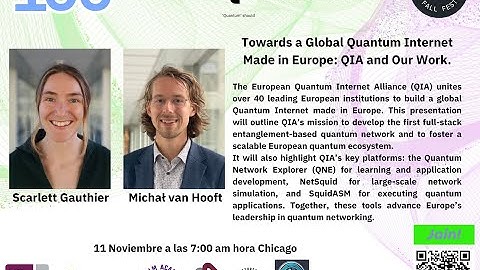 Scarlett Gauthier and Michał van Hooft: Towards a Global Quantum Internet Made in Europe