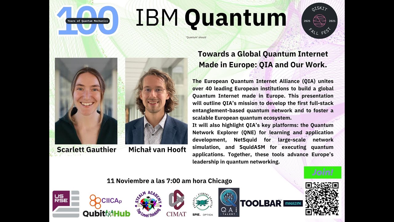 Scarlett Gauthier and Michał van Hooft: Towards a Global Quantum Internet Made in Europe