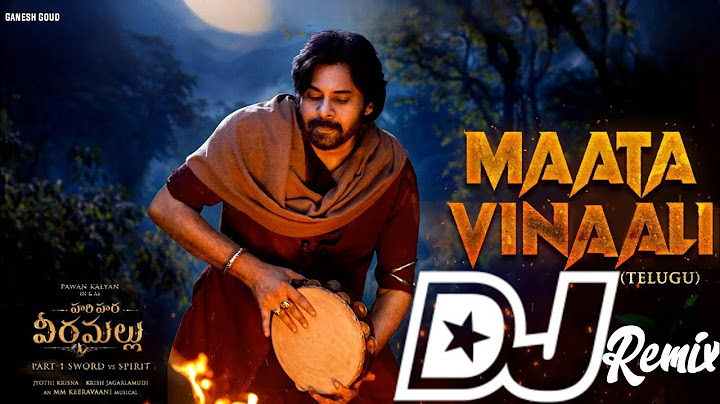 Maata Vinaali Dj Song |Hari Hara VeeraMallu |PSPK|dj songs telugu |dj songs|Dj Ganesh Goud