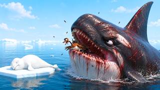 Baby Whale Crosses The Open Sea To Face The Biggest Orca Of The Depths And Becomes A Hero